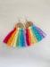 Image of Rainbow Macrame Earrings