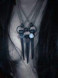 Image 2 of Set of 3 (or individual) coffin nail necklaces 