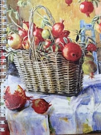 Image 2 of Margaret Olley Medium Sketchbook - Pomegranates in a Basket