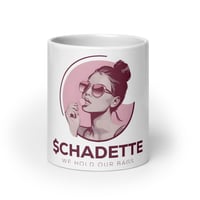 Image 1 of HODL QUEEN White Glossy Mug