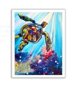 Image of Just Keep Swimming - 12" x 16" high quality print