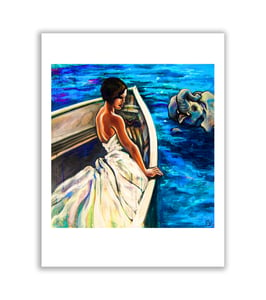 Image of Nile Boat Ride - 12" x 12" high quality print