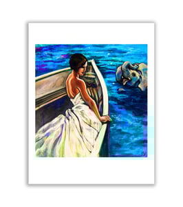 Image of Nile Boat Ride - 12" x 12" high quality print