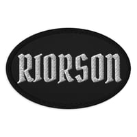 Officially licensed fourth wing Riorson Embroidered patches 