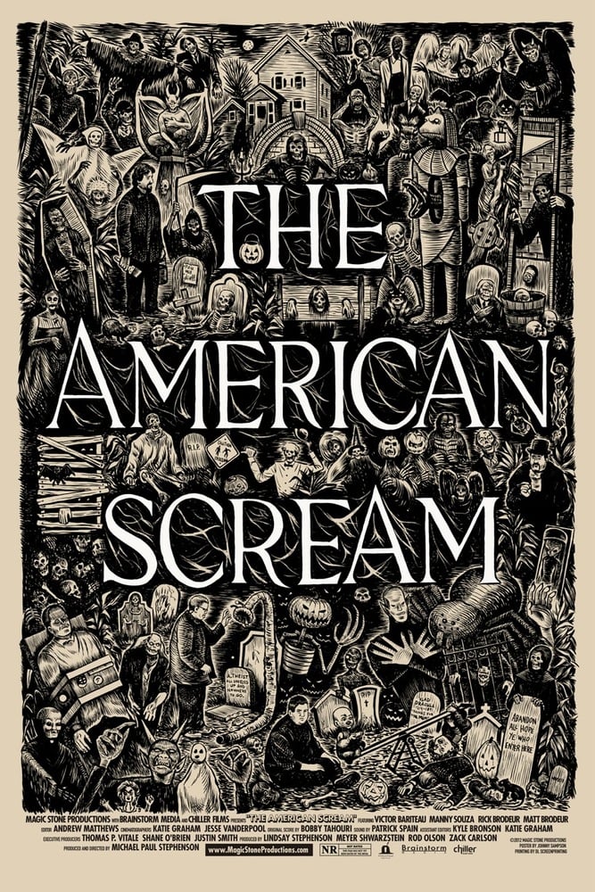 Image of THE AMERICAN SCREAM Limited Edition Poster by Johnny Sampson: LARGE, 24x36