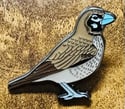 Thick-billed Lark - No.13 - Bird Pin Badge Group - Enamel Pin Badge