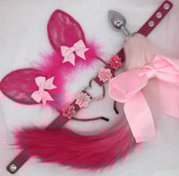 Dark Pink Petplay 🐱 Set