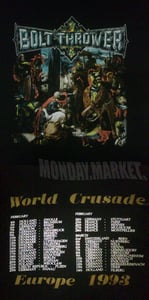 Image of BOLT THROWER ' World crusade european 1993 tour' LS shirt