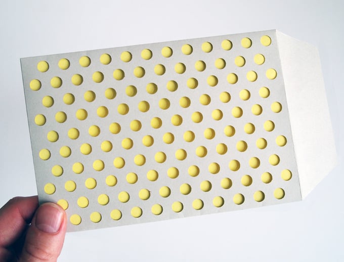 Image of 2 x Die Cut Bubble Wrap Envelopes Grey/Yellow