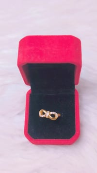 Image 3 of Infinity I_Adjustable American Diamond Ring