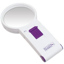 Low Vision Aids \u2014 B\u00ebss\u00ebr Superbrite LED Handheld and Stand Magnifiers