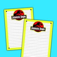 Image 1 of Jurassic Park Notepad