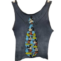 Image 1 of Mickey Disney tie crop top 