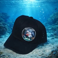 Image 4 of CARD SHARKS-POKER PLAYING GREAT WHITE Baseball Cap