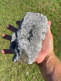 Image 25 of UV Calcite On Quartz Crystal With Chalcopyrite Specimen #1559