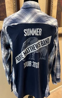 Vintage Blue/White Cotton Shirt Dave Matthews Band