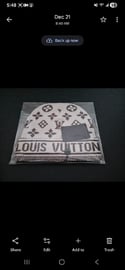 White Louis Vuitton Fashion Beanie