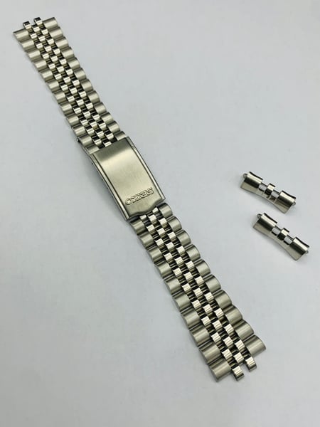 Image of 20mm Seiko curved lugs stainless steel gents watch strap,New.(MU-15)