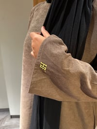 Image 5 of Beige Corduroy Abaya