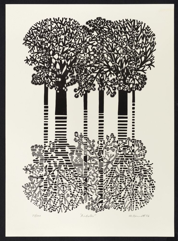 Image of Trees 1 - Trees Lithograph