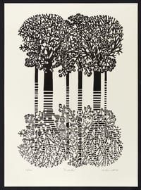 Trees 1 - Trees Lithograph