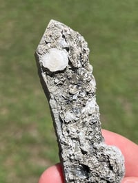 Image 8 of Coated Quartz Point & Calcite Specimen #2545