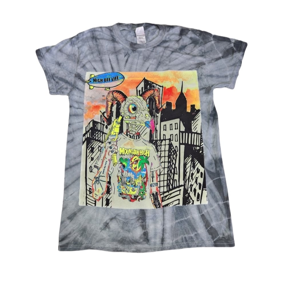 Image of Grey Tye-Dye Shirt