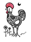 Lucky Fertile Rooster Print