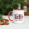XOXO Valentine Mug with Color Inside