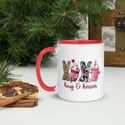 XOXO Valentine Mug with Color Inside