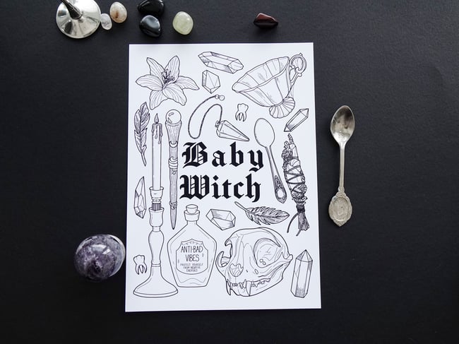 Baby Witch Print