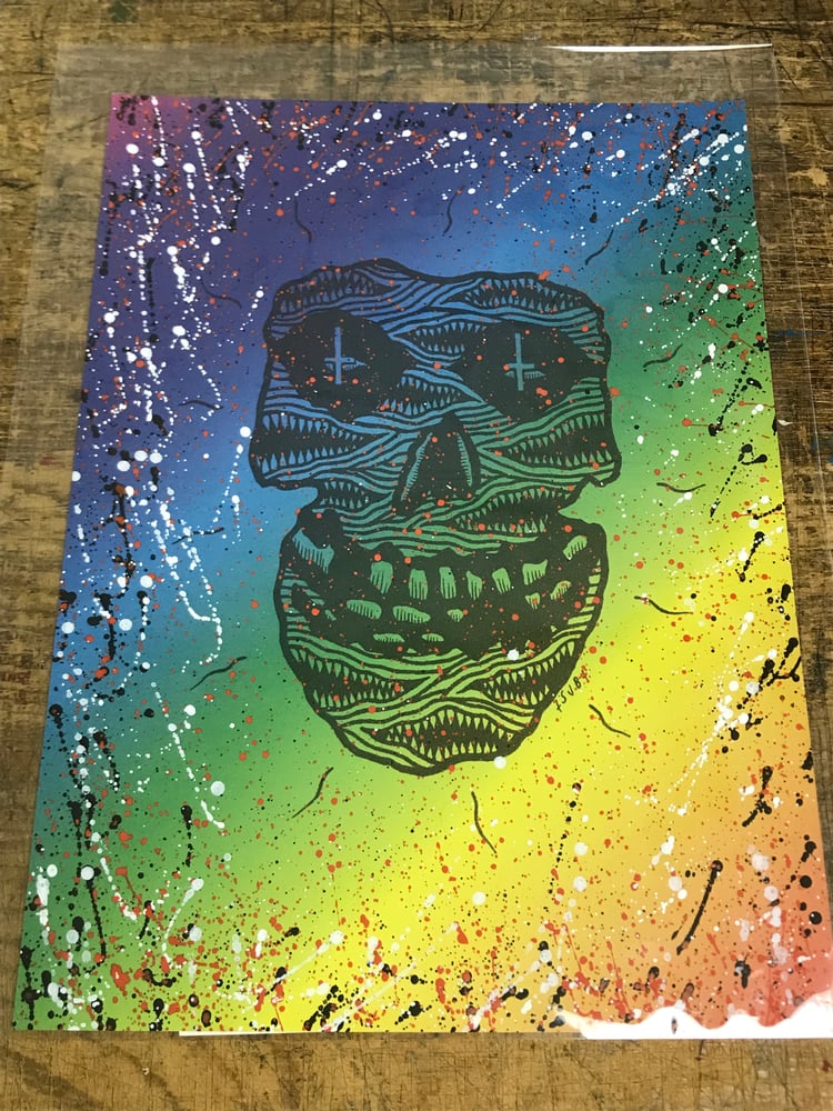 Image of 1 OF 1. MISFIT SPLATTER PRINT