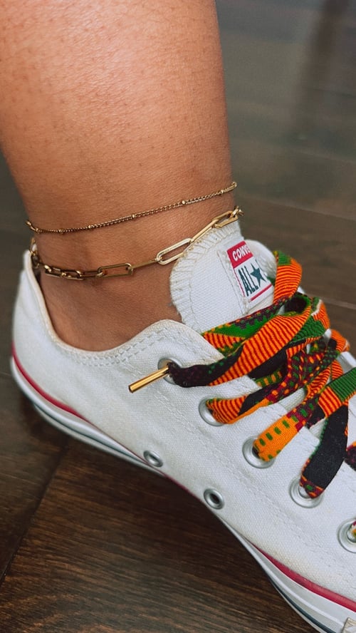Image of SHINE • Gold Anklet Set