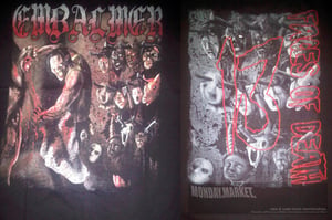 Image of EMBALMER '13 faces of death' shirt
