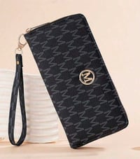 Image 1 of Fashion zipper long wallet 