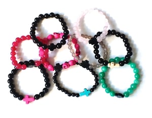 Image of cross bead bracelets