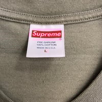 Image 3 of Supreme Cross Box Logo Sz L (OLIVE)