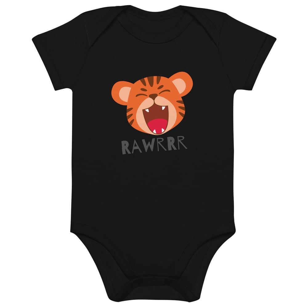 ZEN EXP - “RAWR!” Organic cotton baby bodysuit