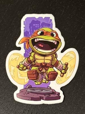 Image of Cowabunga 4 Premium Sticker Pack!