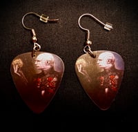 Image 5 of Horror CLASSICS guitar pick earrings