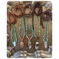 Image 1 of Ariella Necklaces - Turquoise and Quartz