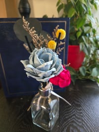 Image 1 of Rustic Blue Rose and Roped Peony