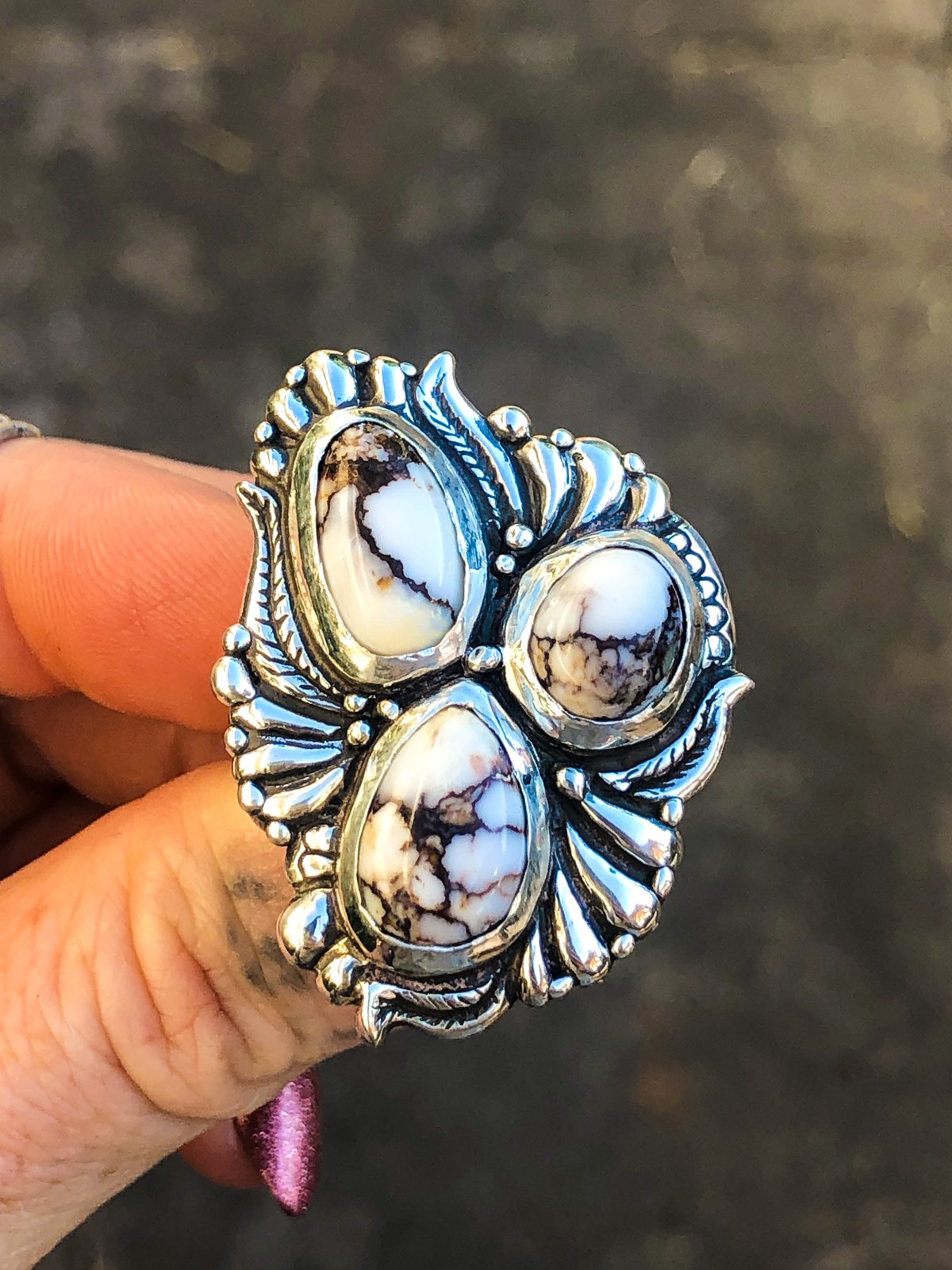 Selling Sterling Silver Wild horse ring