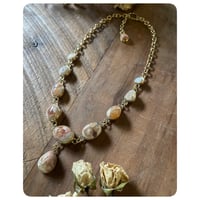 Image 1 of The Oracle Necklace - Cantera Opals and Solid Brass 