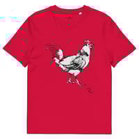 Image 2 of Chicken Unisex organic cotton t-shirt copy