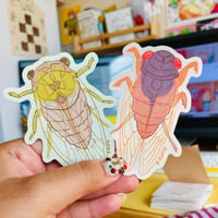 Image 1 of Cicada holographic stickers