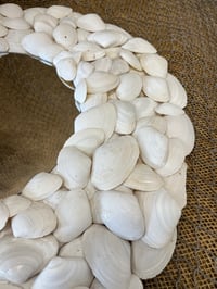 Image 5 of Seashell Mirror White 20”