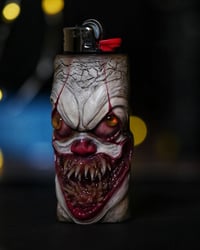 Image 20 of Pennywise collectible Bic lighter sleeve, original sculpt, functional art OOAK