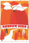 Andrew Bird Ashville NC Silkscreen Poster