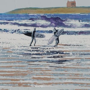 Image of Fistral beach, Newquay, Cornwall - Sea breeze blowin'